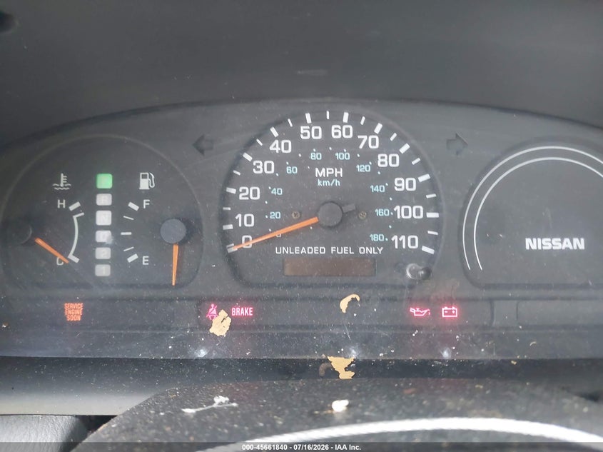 1998 NISSAN NAVARA (FRONTIER) PICKUP 2.4L I-4 DOHC, 143HP