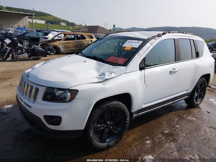 Vin: 1c4njdeb4fd357171, lot: 46160420, jeep compass latitude 20152