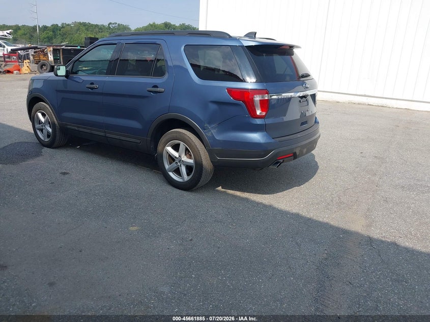Vin: 1fm5k8bh9jgc45319, lot: 46160457, ford explorer 20183
