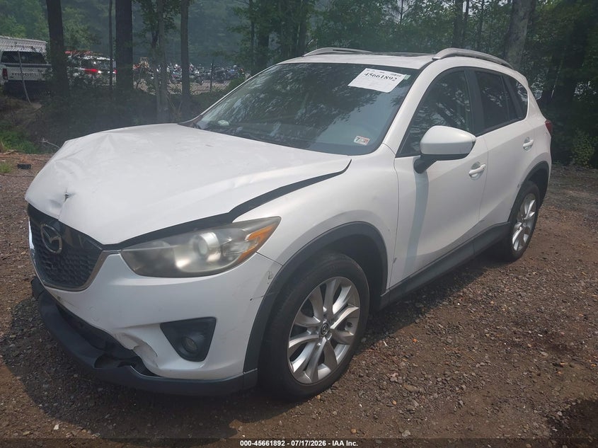 Vin: jm3ke4dyxe0418534, lot: 46160464, mazda cx-5 grand touring 20142