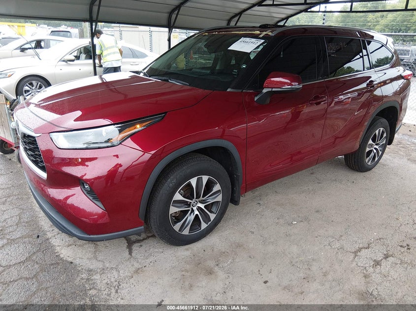 2022 Toyota Highlander Xle VIN: 5TDGZRBH3NS202816 Lot: 45661912