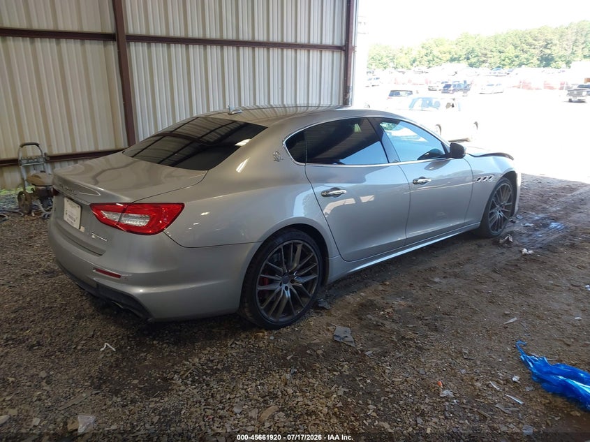 Vin: zam56rps3h1225045, lot: 46160492, maserati quattroporte s gransport 20174