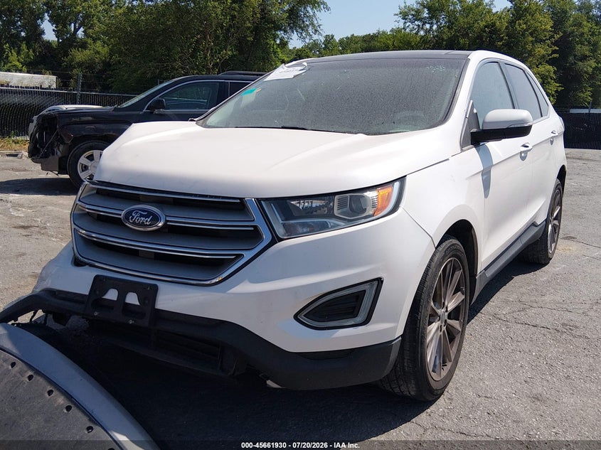 Vin: 2fmpk4k97jbb69990, lot: 46160502, ford edge titanium 20182