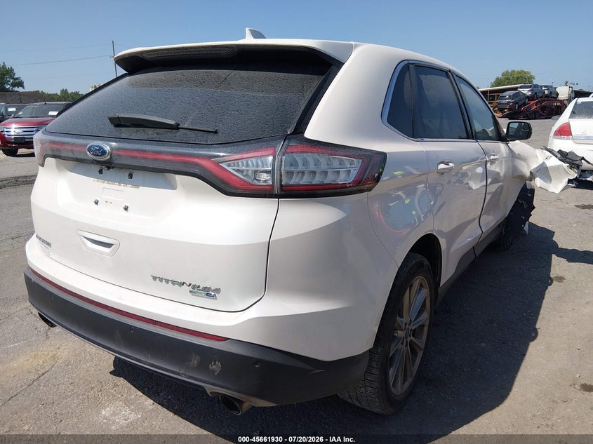 Vin: 2fmpk4k97jbb69990, lot: 46160502, ford edge titanium 20184