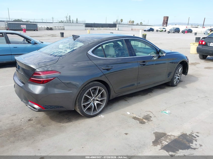 Vin: kmtg34sc5ru142811, lot: 46160509, genesis g70 2.5t rwd 20244