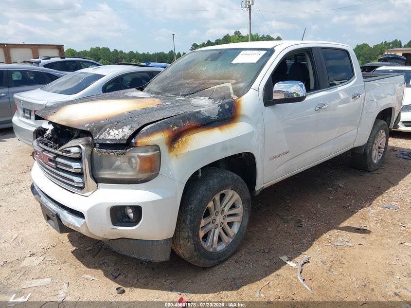 Vin: 1gtp6de15g1352968, lot: 46160551, gmc canyon 4wd slt 20162