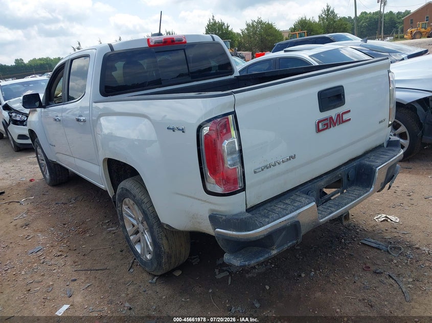 Vin: 1gtp6de15g1352968, lot: 46160551, gmc canyon 4wd slt 20163