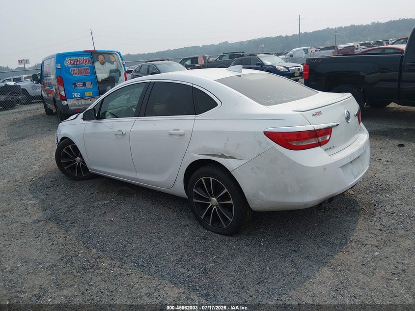 Vin: 1g4pr5sk0h4110076, lot: 46160575, buick verano sport touring 20173