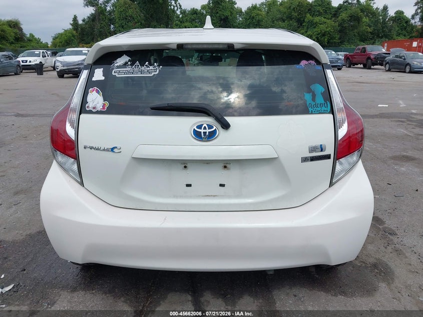 2016 Toyota Prius C Three VIN: JTDKDTB31G1130296 Lot: 45662006