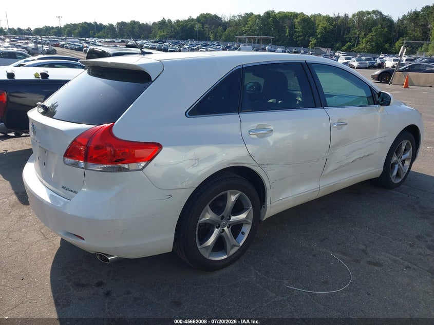 Vin: 4t3bk3bb7cu066810, lot: 46160580, toyota venza xle v6 20124