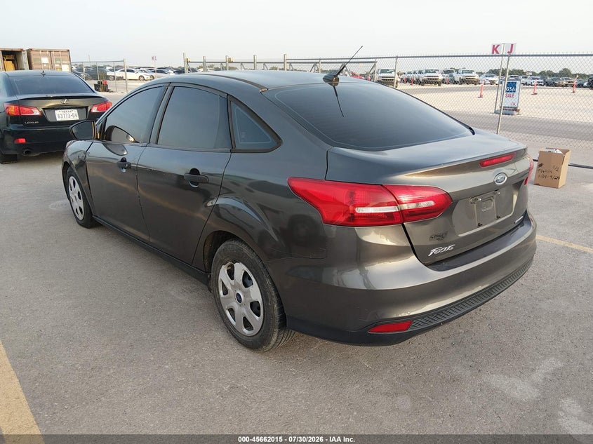 Vin: 1fadp3e25gl387345, lot: 46160587, ford focus s 20163