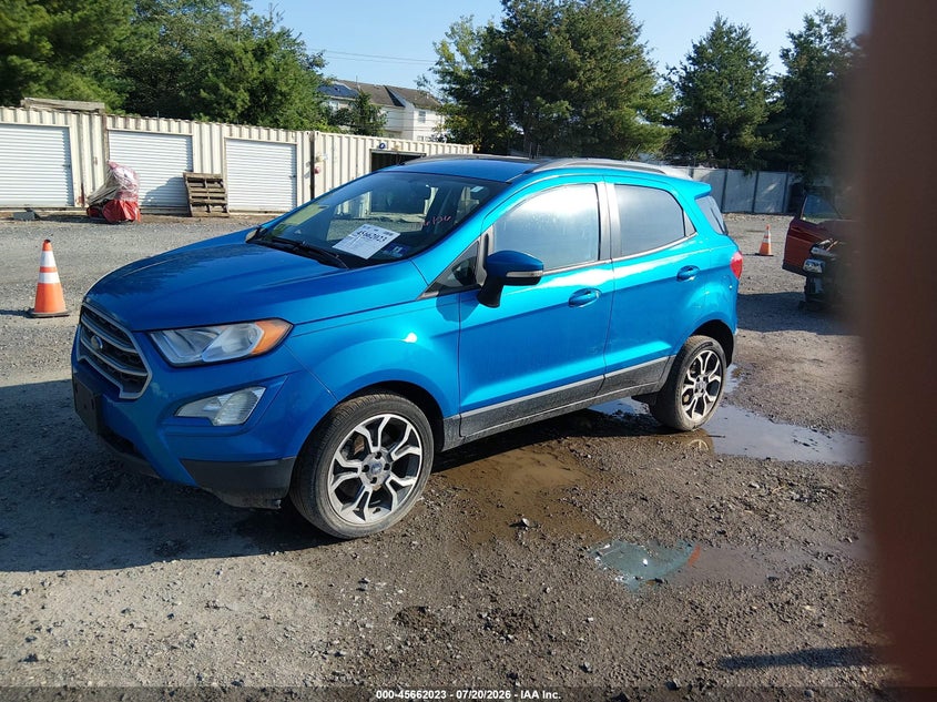 2018 Ford Ecosport Se VIN: MAJ3P1TE9JC237680 Lot: 45662023