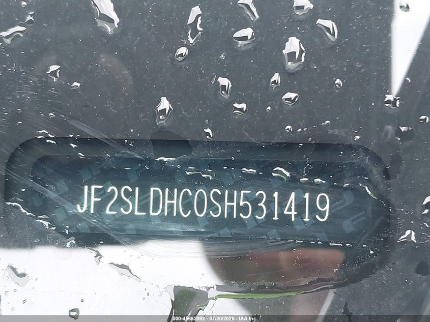 2025 Subaru Forester Sport VIN: JF2SLDHC0SH531419 Lot: 45662092