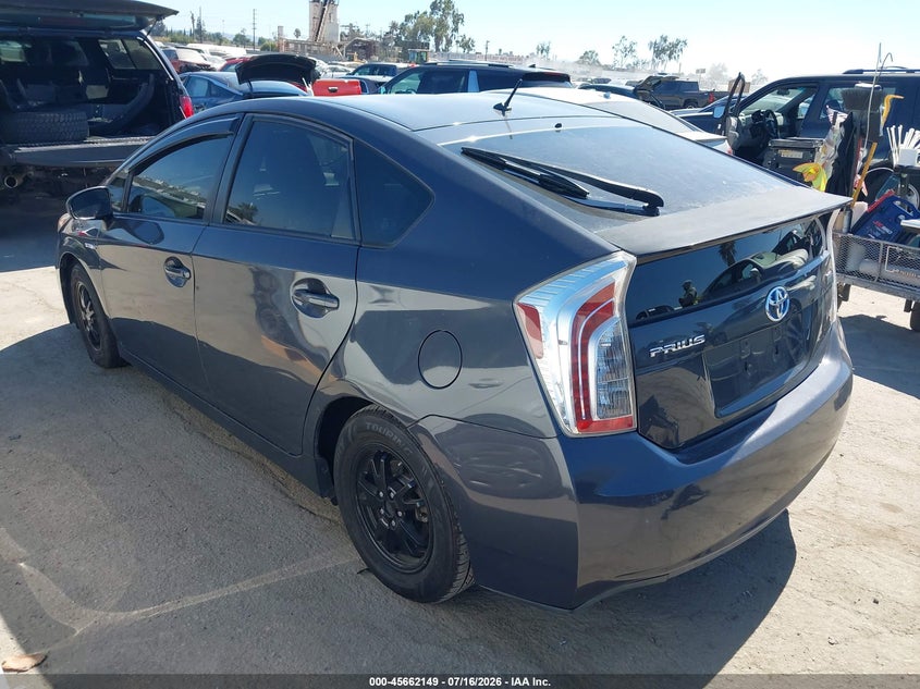 2014 TOYOTA PRIUS auction photo 3