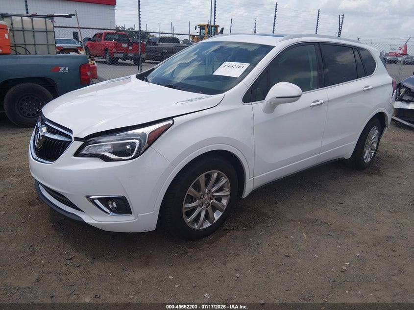 Vin: lrbfxcsa3kd039897, lot: 46160775, buick envision fwd essence 20192