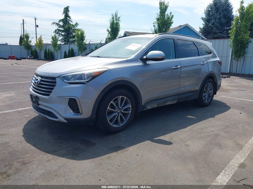 2017 Hyundai Santa Fe Se VIN: KM8SMDHF3HU223436 Lot: 45662211