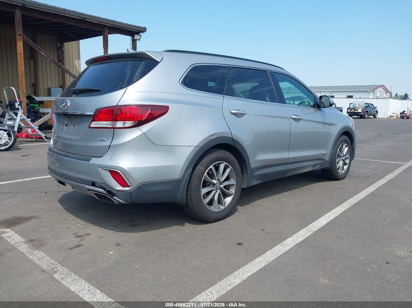 2017 Hyundai Santa Fe Se VIN: KM8SMDHF3HU223436 Lot: 45662211