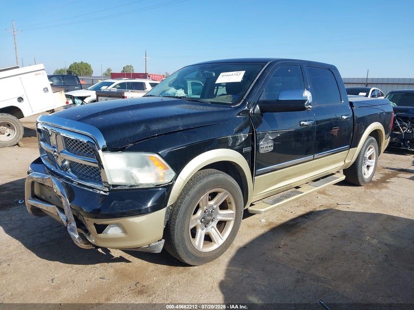 Vin: 1c6rd6pt9cs133306, lot: 46160784, ram 1500 laramie longhorn edition 20122