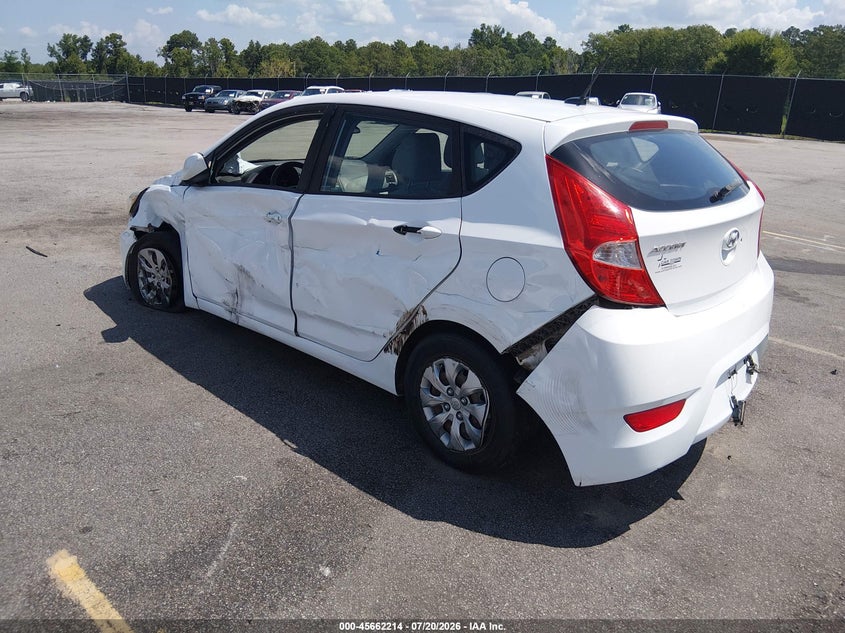 2017 Hyundai Accent Se VIN: KMHCT5AE5HU336688 Lot: 45662214