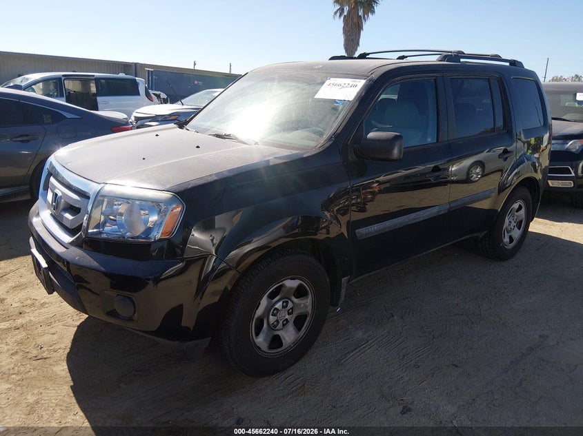 5FNYF3H29BB038274 2011 Honda Pilot Lx photo 1