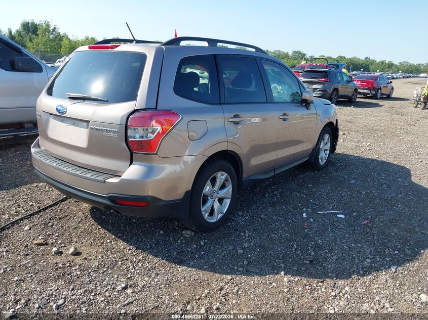 Vin: jf2sjadcxfh434535, lot: 46160833, subaru forester 2.5i premium 20154