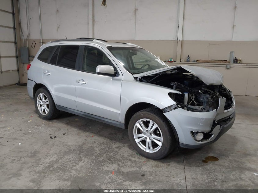 2010 Hyundai Santa Fe Se, Front & Rear, IAAI, VIN 5NMSHDAG6AH355681