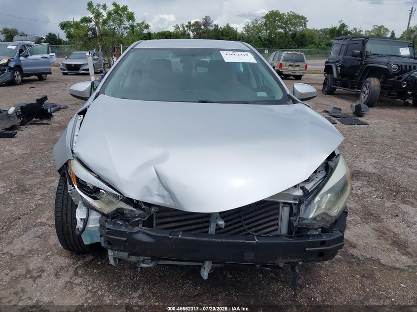 2016 Toyota Corolla Le VIN: 2T1BURHE1GC599489 Lot: 45662317