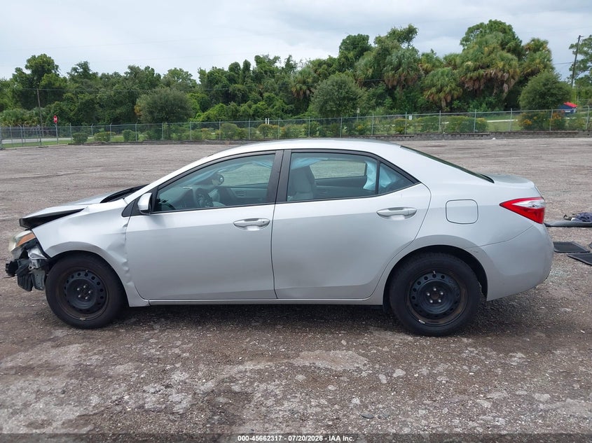 2016 Toyota Corolla Le VIN: 2T1BURHE1GC599489 Lot: 45662317