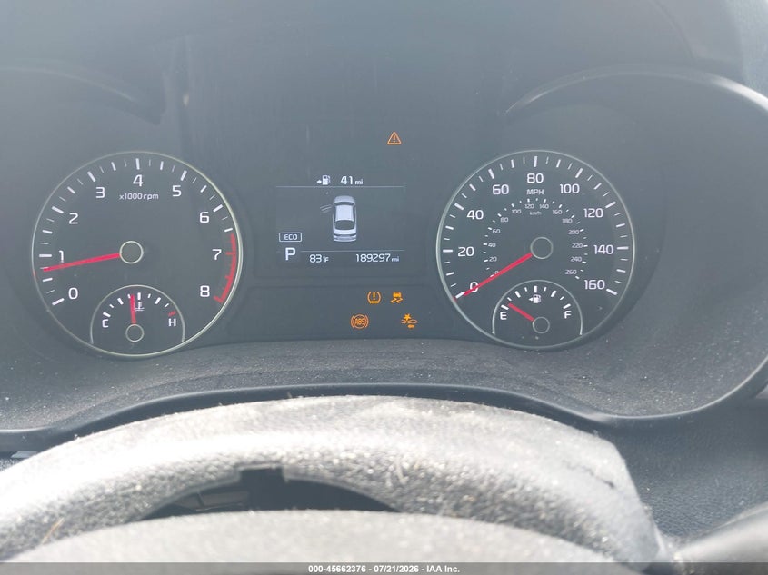 2020 Kia Optima Lx VIN: 5XXGT4L37LG384896 Lot: 45662376