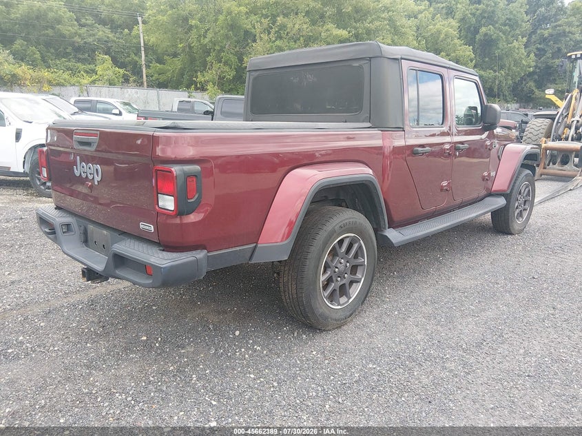 Vin: 1c6hjtfg1ml545769, lot: 46160961, jeep gladiator overland 4x4 20214