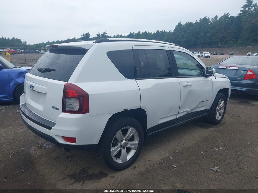 Vin: 1c4njdeb0ed603261, lot: 46160970, jeep compass latitude 20144