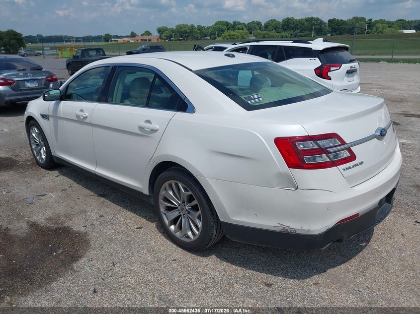 Vin: 1fahp2f81eg106369, lot: 46161008, ford taurus limited 20143