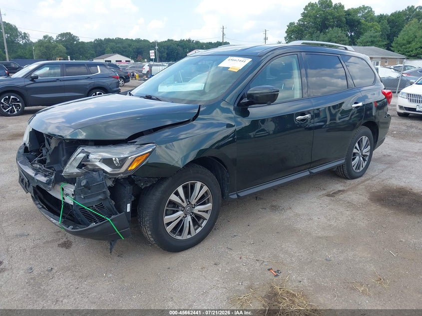 2019 Nissan Pathfinder, Удар спереду, IAAI, VIN 5N1DR2MM4KC638863 — фото 2