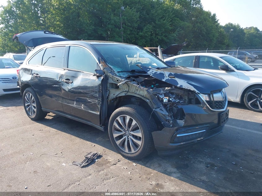 2014 Acura Mdx Technology Package VIN: 5FRYD4H45EB017602 Lot: 45662451