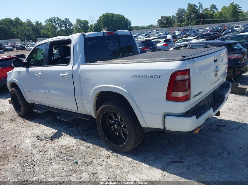 Vin: 1c6srfjt9ln370243, lot: 46161029, ram 1500 laramie  4x4 5'7 box 20203