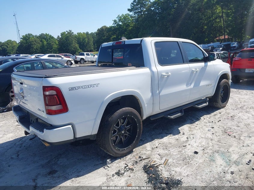 Vin: 1c6srfjt9ln370243, lot: 46161029, ram 1500 laramie  4x4 5'7 box 20204