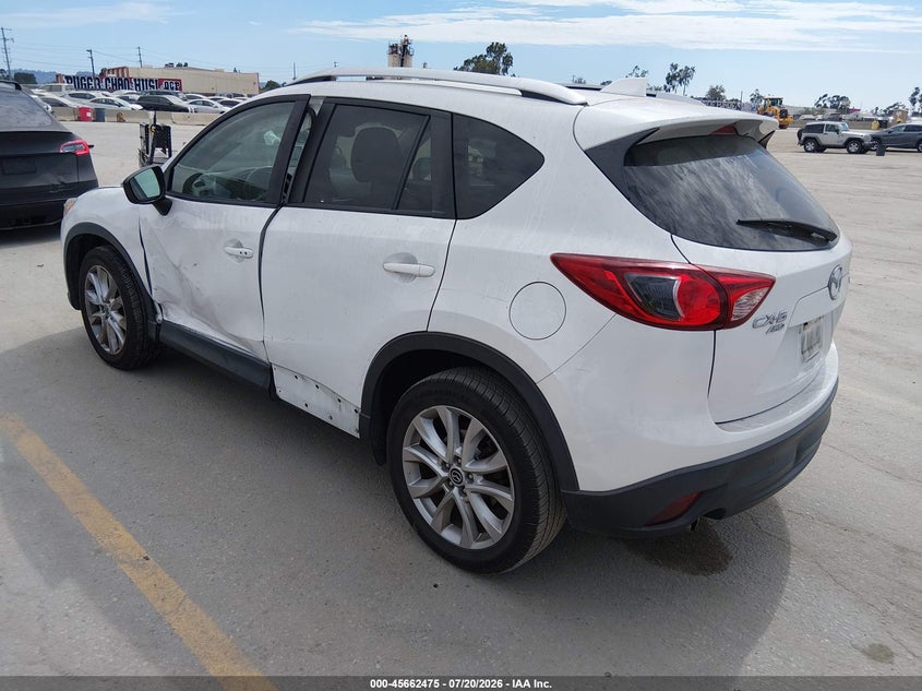 Vin: jm3ke4dy8f0490009, lot: 46161047, mazda cx-5 grand touring 20153