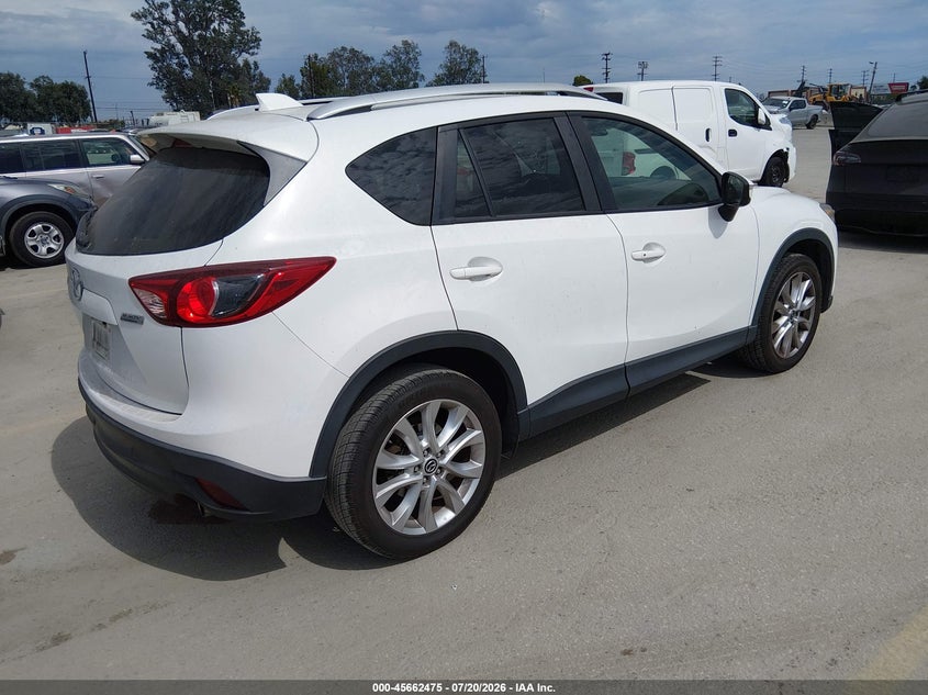 Vin: jm3ke4dy8f0490009, lot: 46161047, mazda cx-5 grand touring 20154
