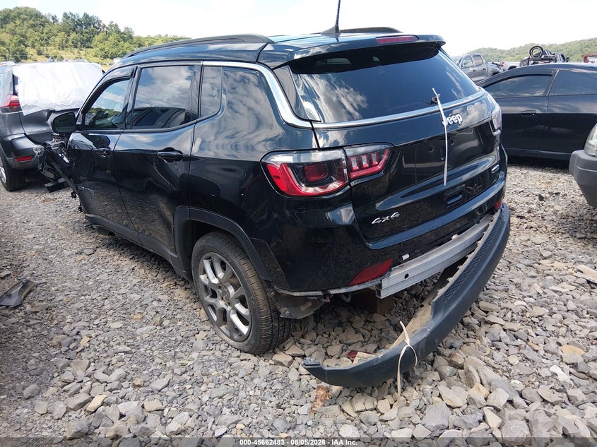 Vin: 3c4njdfb4nt190740, lot: 46161055, jeep compass latitude lux 4x4 20223