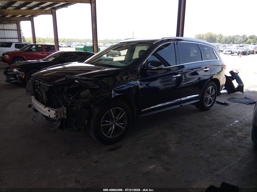 Vin: 5n1dl0mn2kc563675, lot: 46161068, infiniti qx60 luxe 20192