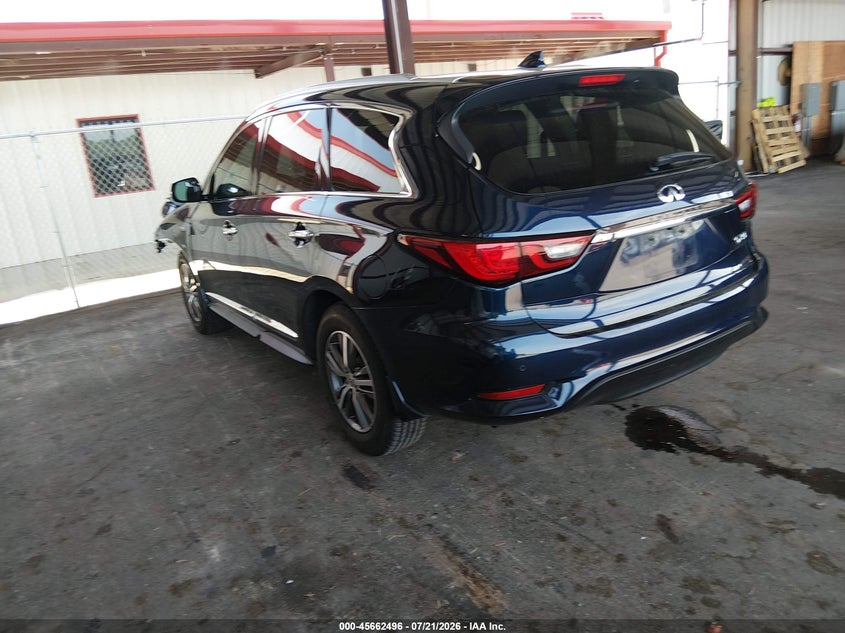 Vin: 5n1dl0mn2kc563675, lot: 46161068, infiniti qx60 luxe 20193