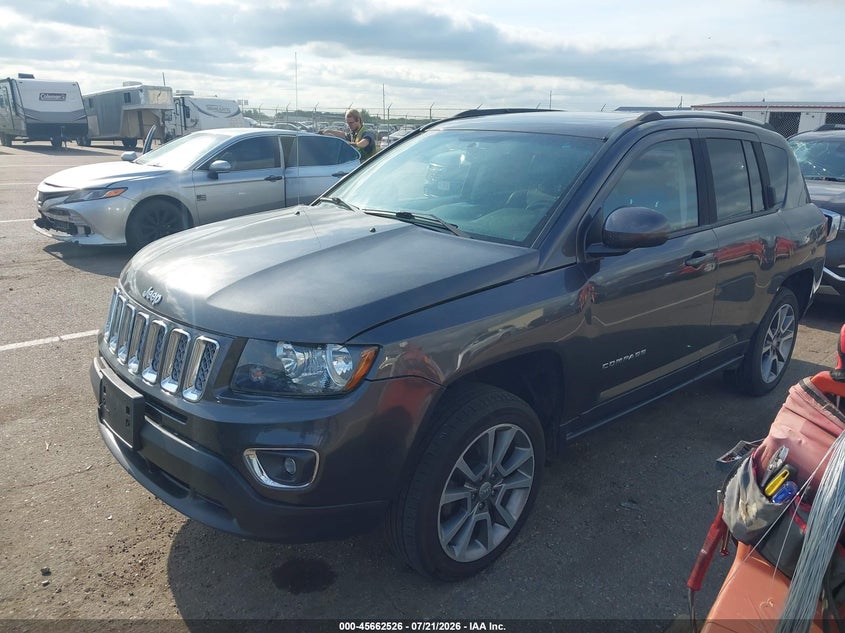 Vin: 1c4njdeb0gd534137, lot: 46161098, jeep compass high altitude edition 20162