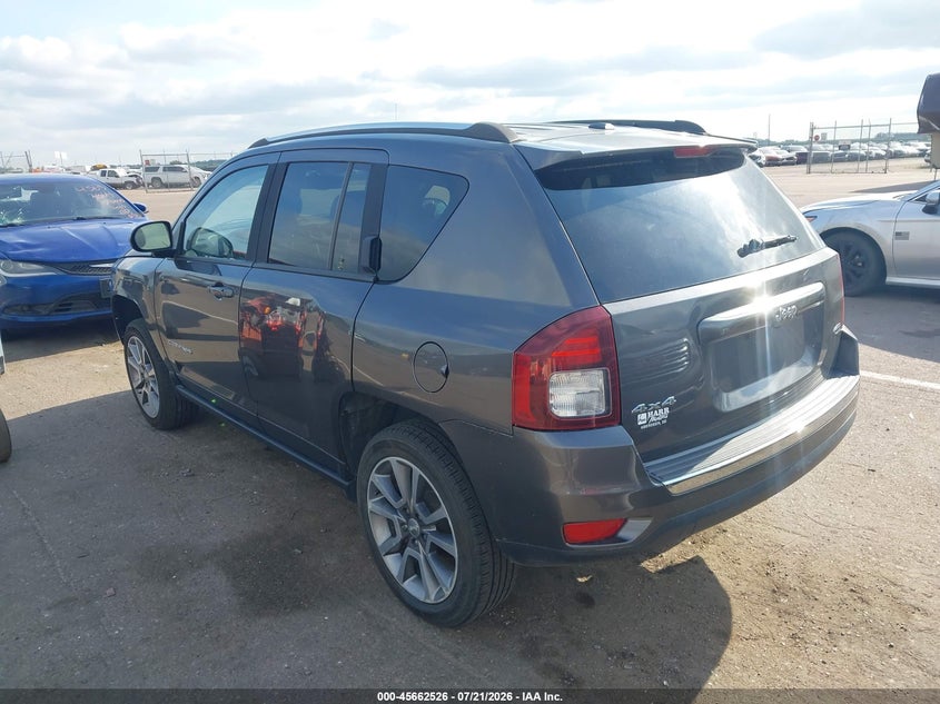 Vin: 1c4njdeb0gd534137, lot: 46161098, jeep compass high altitude edition 20163