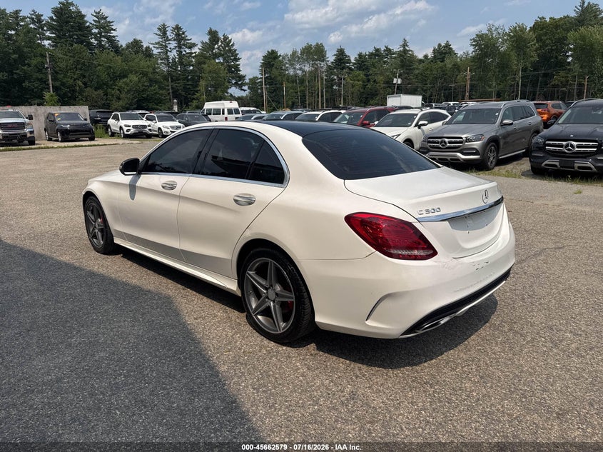 Vin: 55swf4kb9fu000313, lot: 46161151, mercedes-benz c 300 sport 4matic 20153
