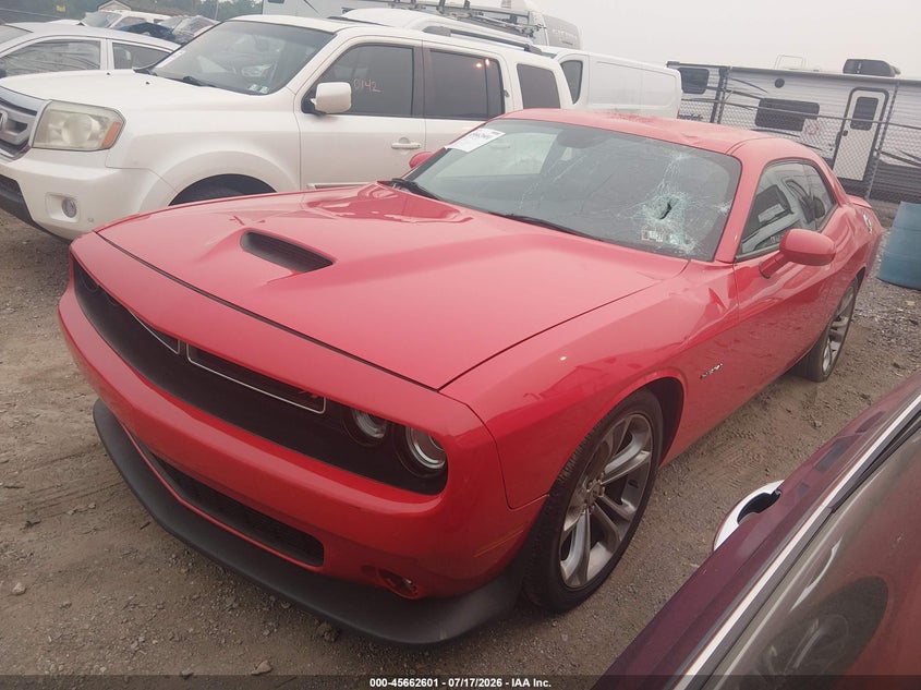 Vin: 2c3cdzbt3lh124782, lot: 46161173, dodge challenger r/t 20202
