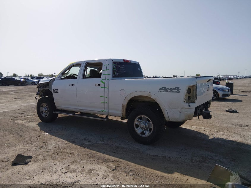 Vin: 3c6ur5cj8hg670239, lot: 46161183, ram 2500 tradesman  4x4 6'4 box 20173