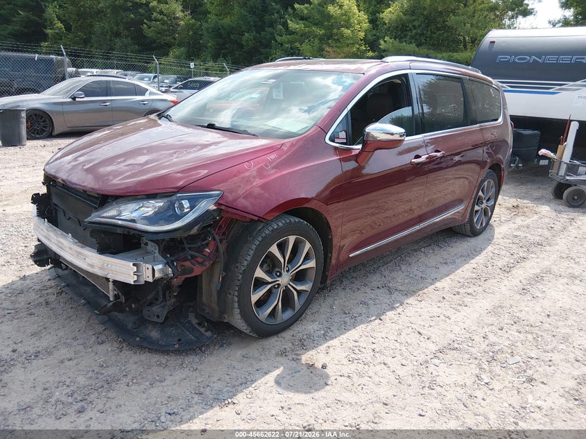 Vin: 2c4rc1gg2hr812666, lot: 46161194, chrysler pacifica limited 20172