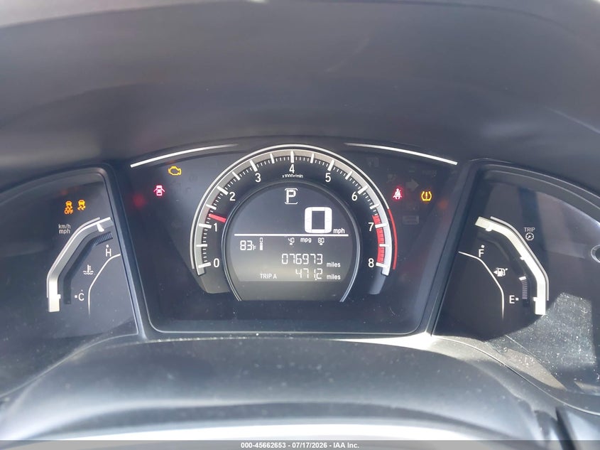 2016 HONDA CIVIC SEDAN 2.0L I-4 DOHC, VVT, 158HP