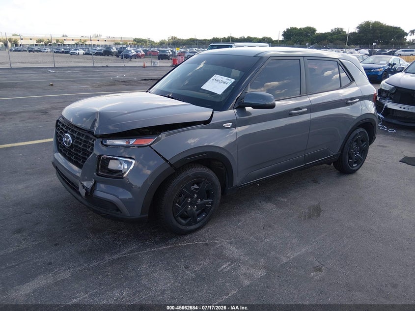 Vin: kmhrb8a31lu057244, lot: 46161256, hyundai venue se 20202