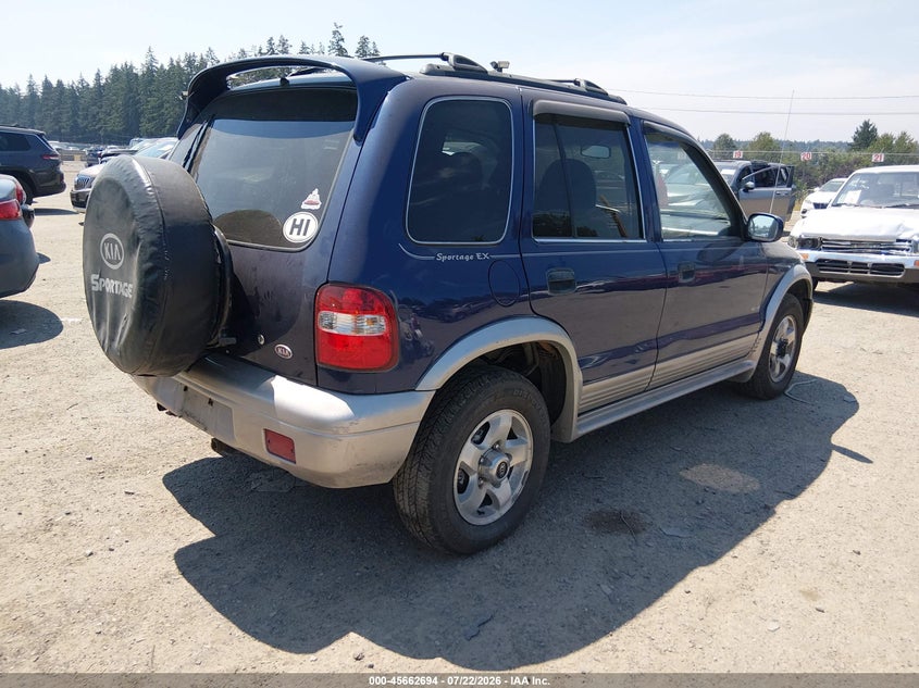 2000 KIA SPORTAGE auction photo 4